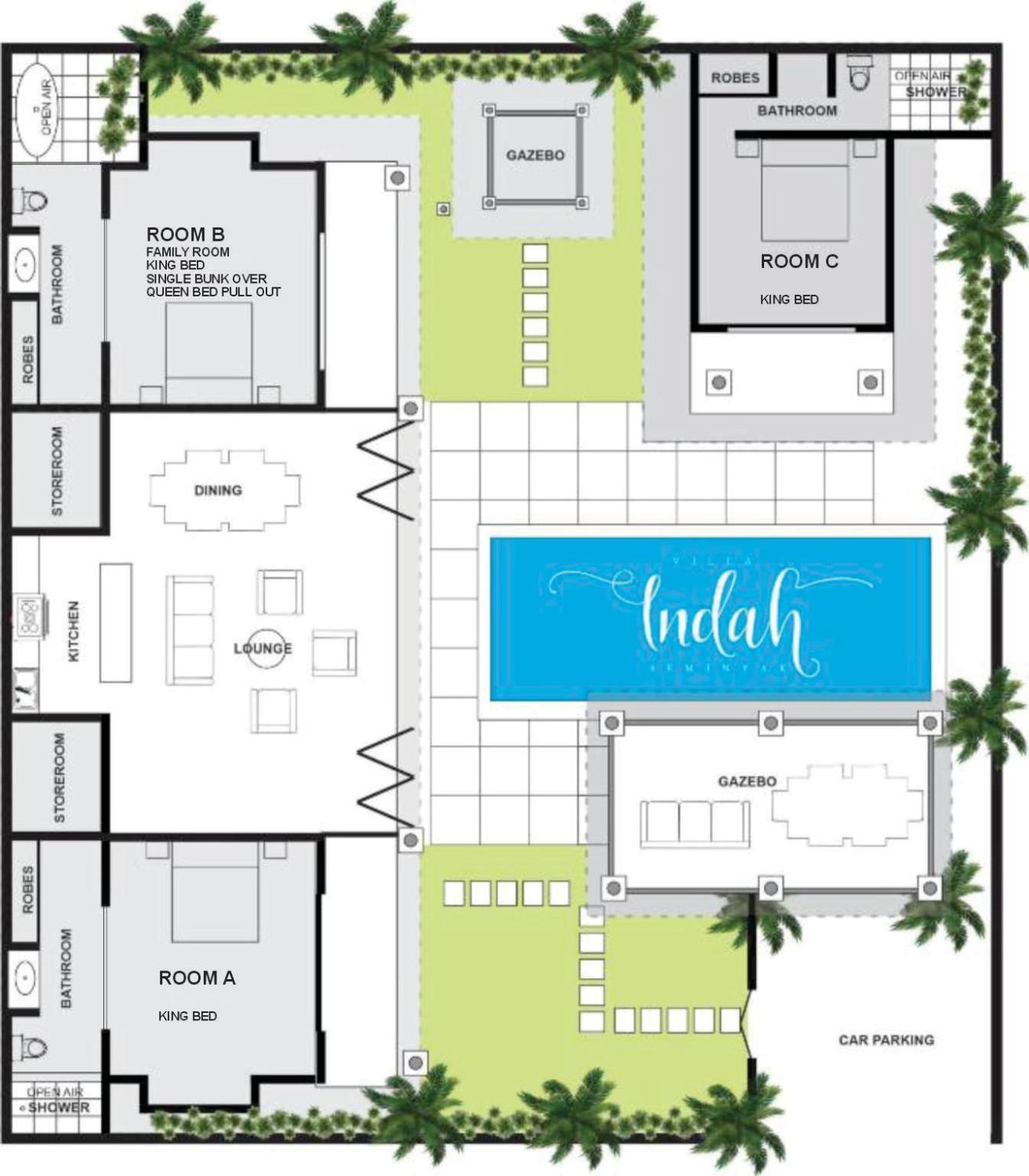 Beautiful Villa Indah Seminyak  Ngoại thất bức ảnh